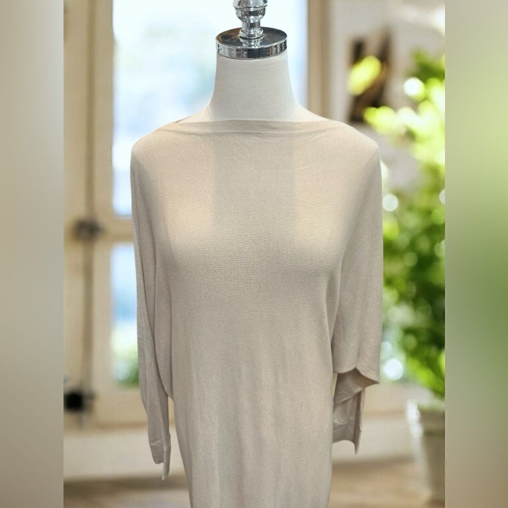 RALPH LAUREN Silk Modal SweaterTunic Dress Size M - Picture 5 of 11